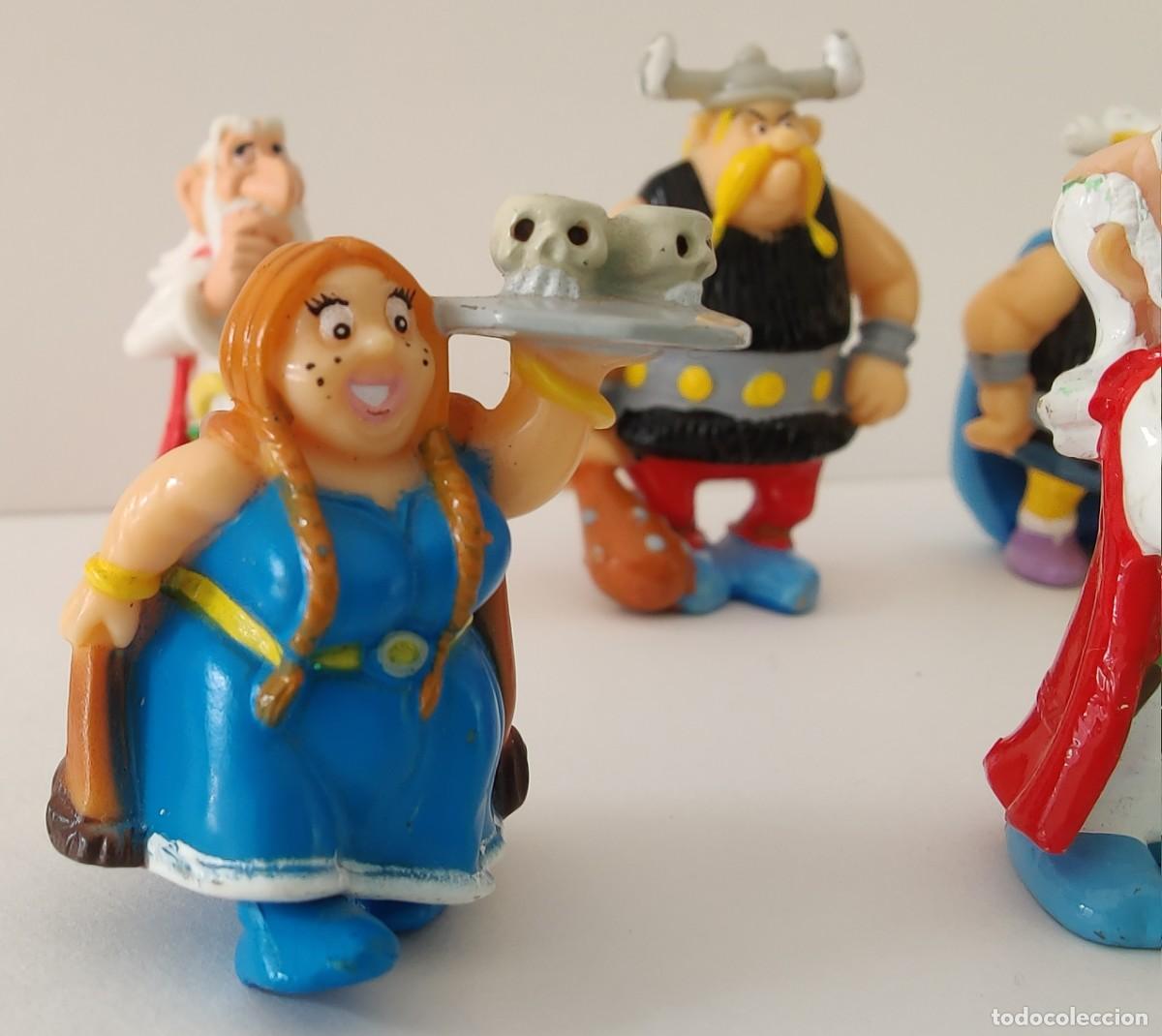 Figuras de goma y PVC: 8 Mu&ntilde;ecos Obelix Y Asterix. - Foto 2