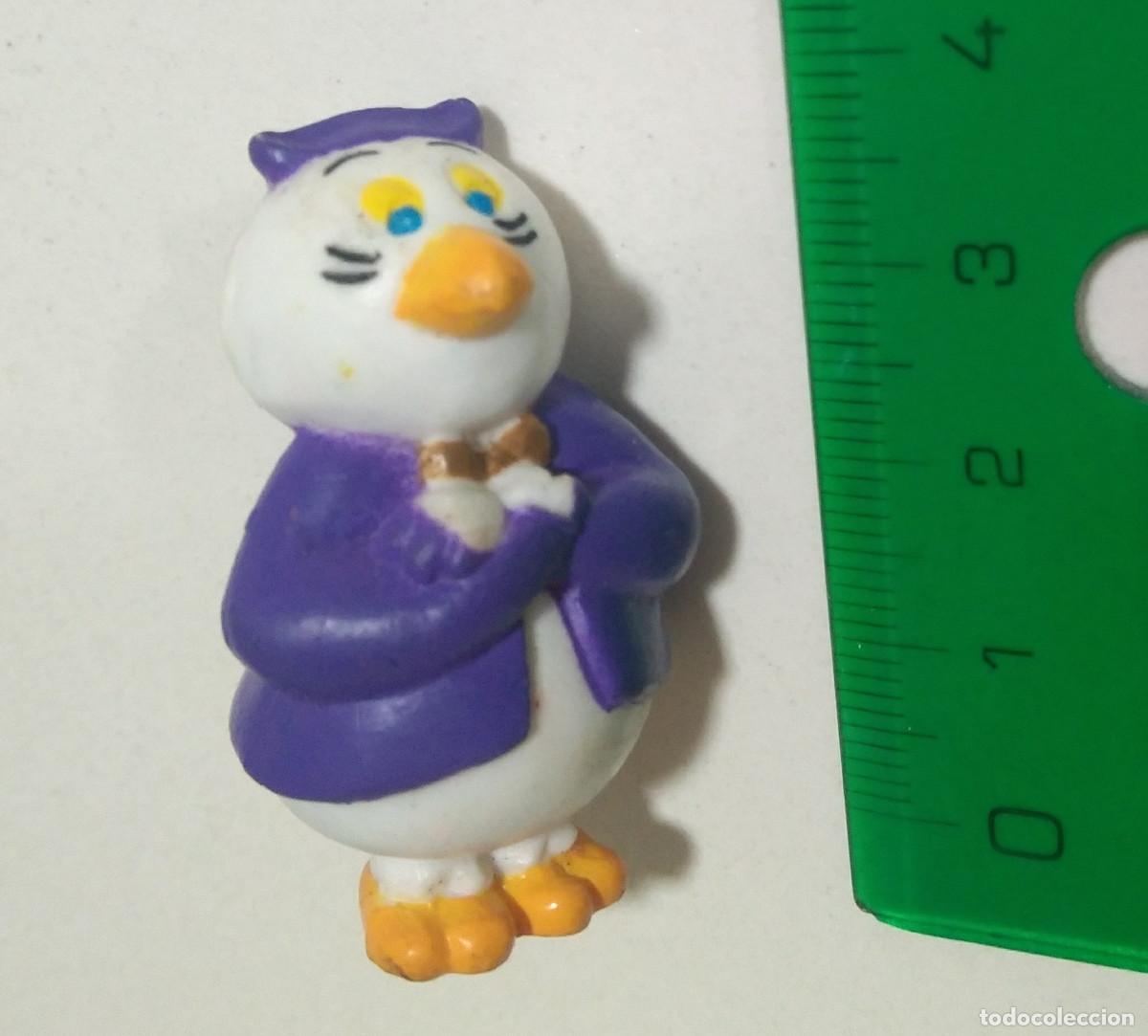Figuras de Goma y PVC: calimero figura mu&ntilde;eco pvc figurita miniatura goma animacion tv mini buho profesor maestro escuela