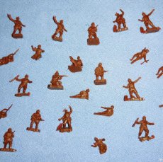 Figuras de Goma y PVC: SOLDADITOS MONTAPLEX ORIGINALES AÑOS 70 LOTE 7