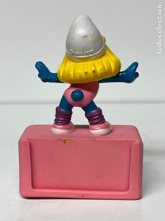 Figuras de goma y PVC: pitufina aerobic DIFICIL - Foto 2