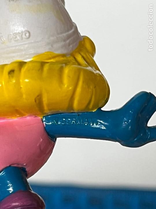Figuras de goma y PVC: pitufina aerobic DIFICIL - Foto 3