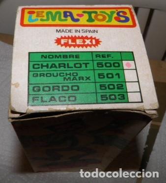 Figuras de goma y PVC: CHARLOT,LEMA FLEXI,CAJA ORIGINAL - Foto 3