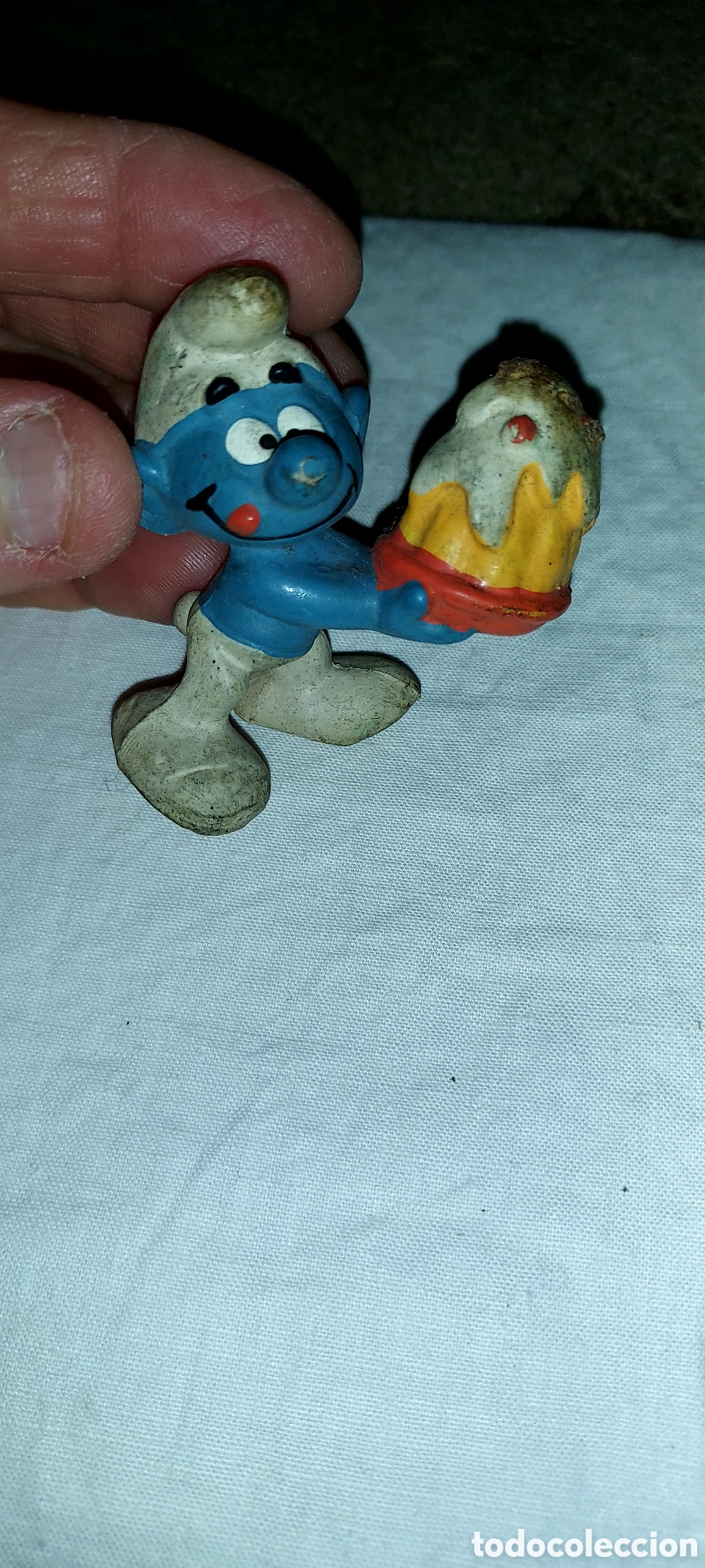 Figuras de goma y PVC: TRES PITUFOS - Foto 2