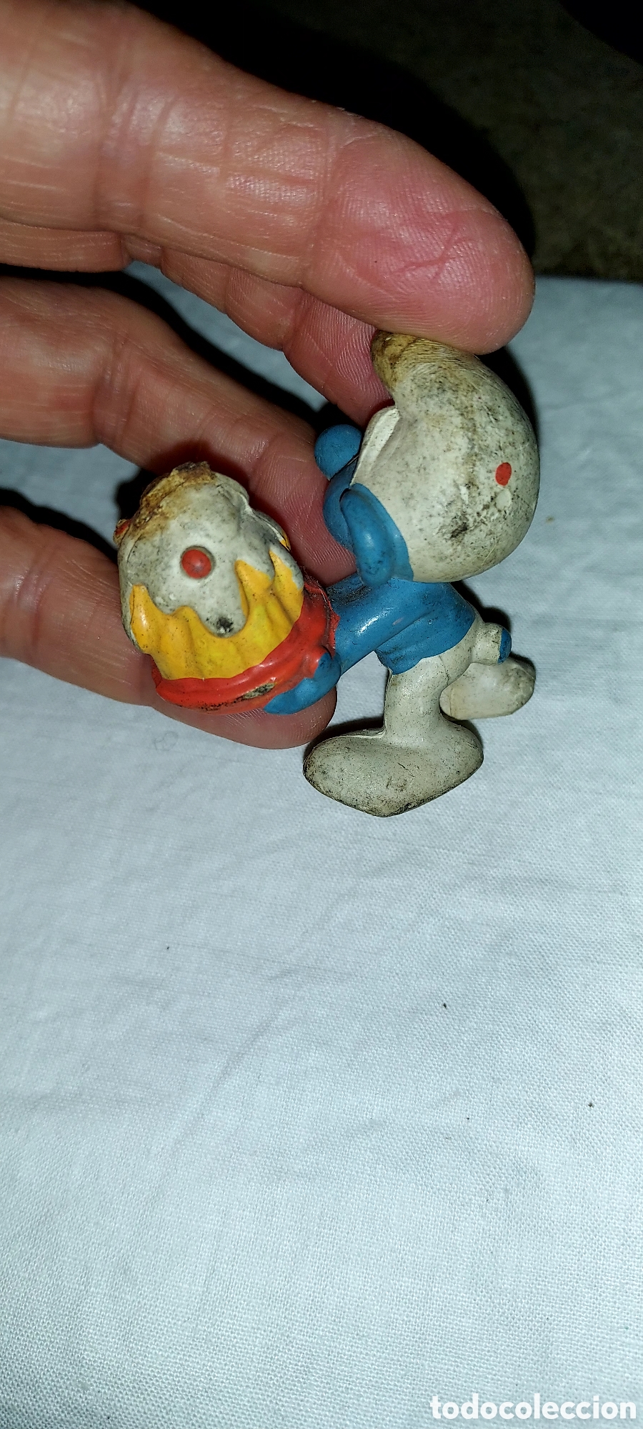 Figuras de goma y PVC: TRES PITUFOS - Foto 3