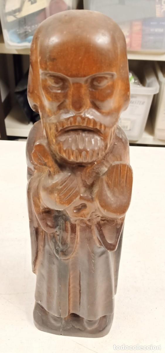 Figuras de goma y PVC: Figura De madera san pedro - Foto 1