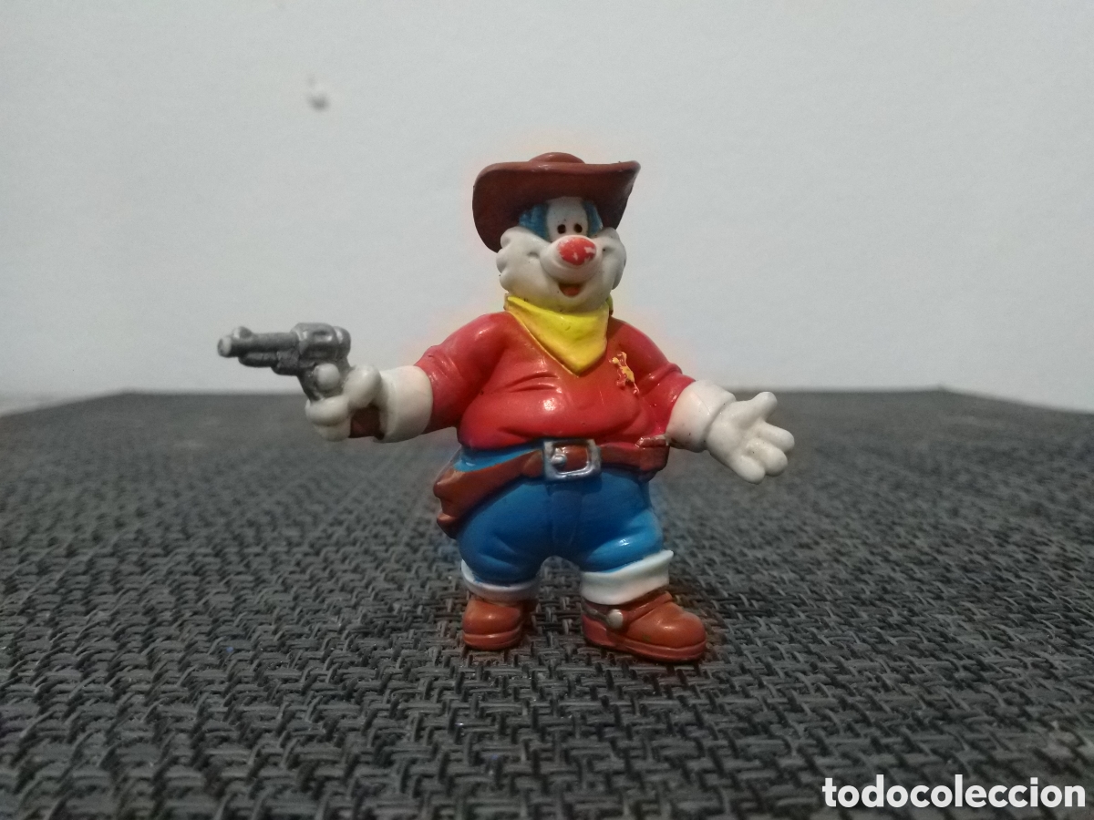 Figuras de Goma y PVC: FIGURA PVC FLUNCH FLUNCHY RESTAURANTES FLUNCH MU&Ntilde;ECO VAQUERO PISTOLERO COWBOY