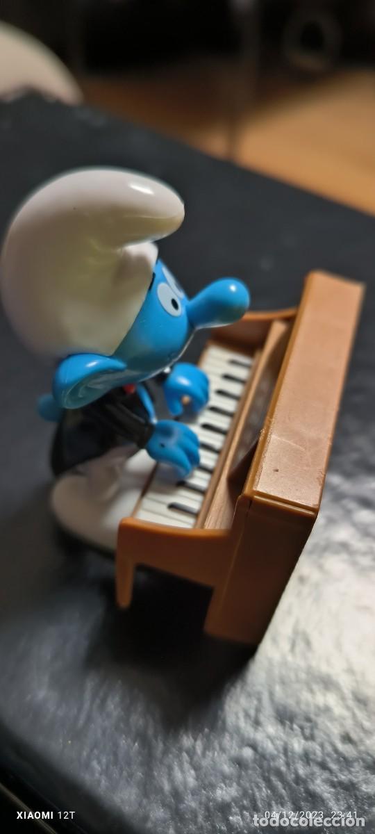 Figuras de goma y PVC: PITUFO PIANISTA - Foto 3