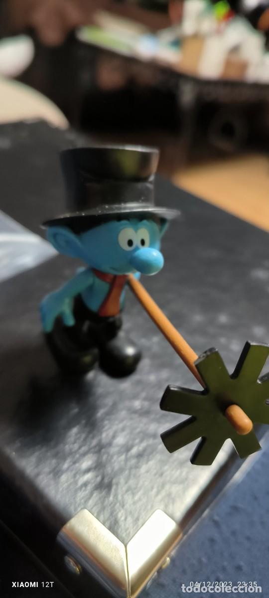 Figuras de Goma y PVC: PITUFO DESHOLLINADOR