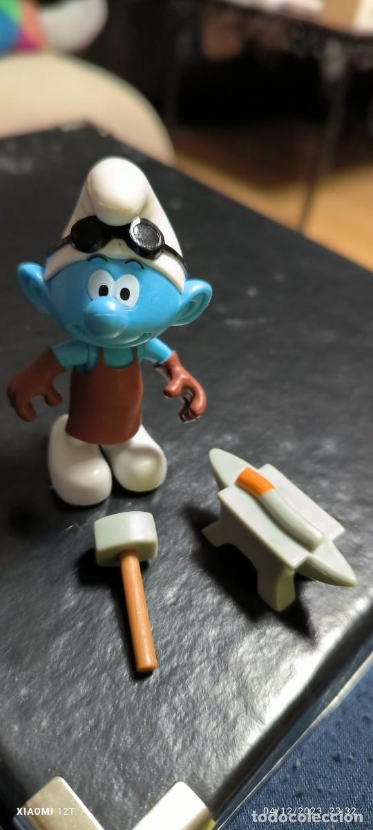 Figuras de Goma y PVC: PITUFO HERRERO