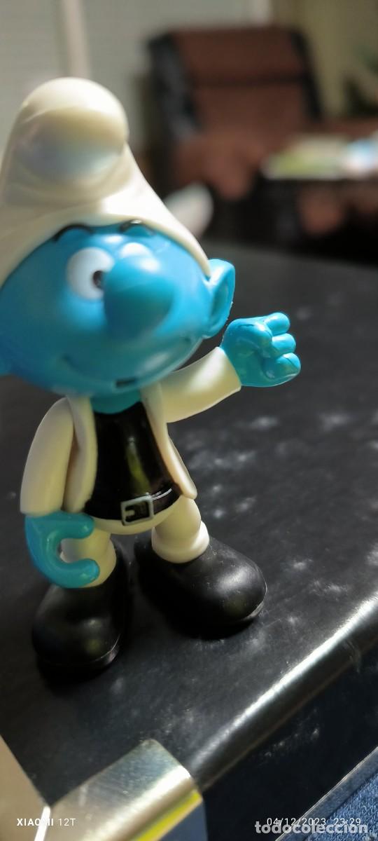 Figuras de Goma y PVC: PITUFO CANTANTE