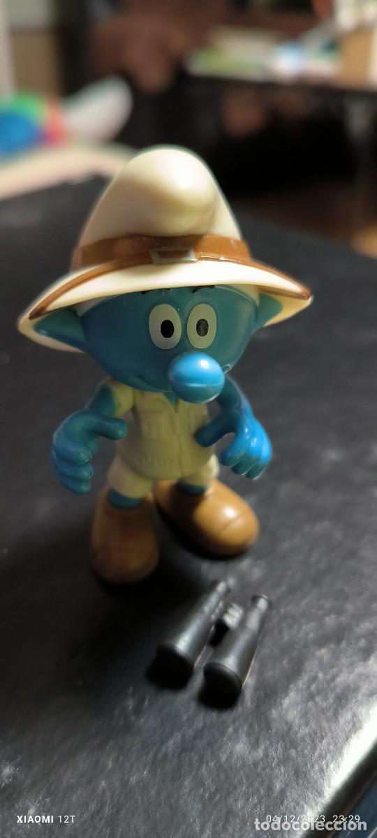 Figuras de Goma y PVC: PITUFO EXPLORADOR