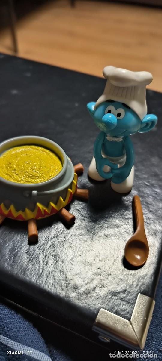 Figuras de Goma y PVC: PITUFO COCINERO