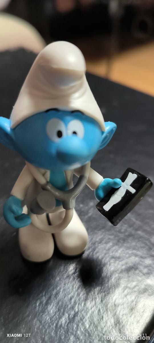 Figuras de Goma y PVC: PITUFO MEDICO