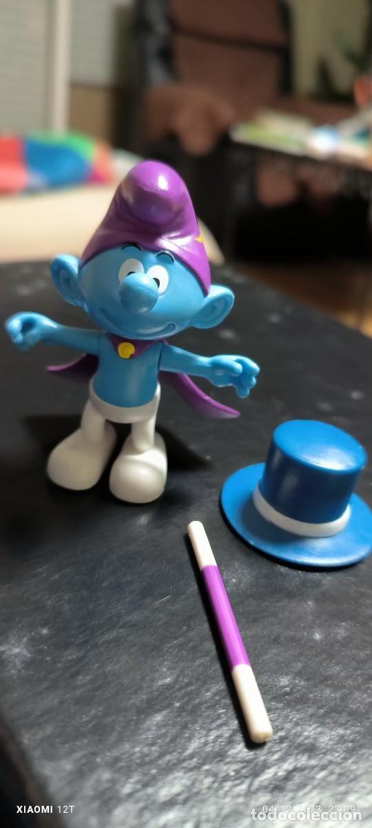 Figuras de Goma y PVC: PITUFO MAGO