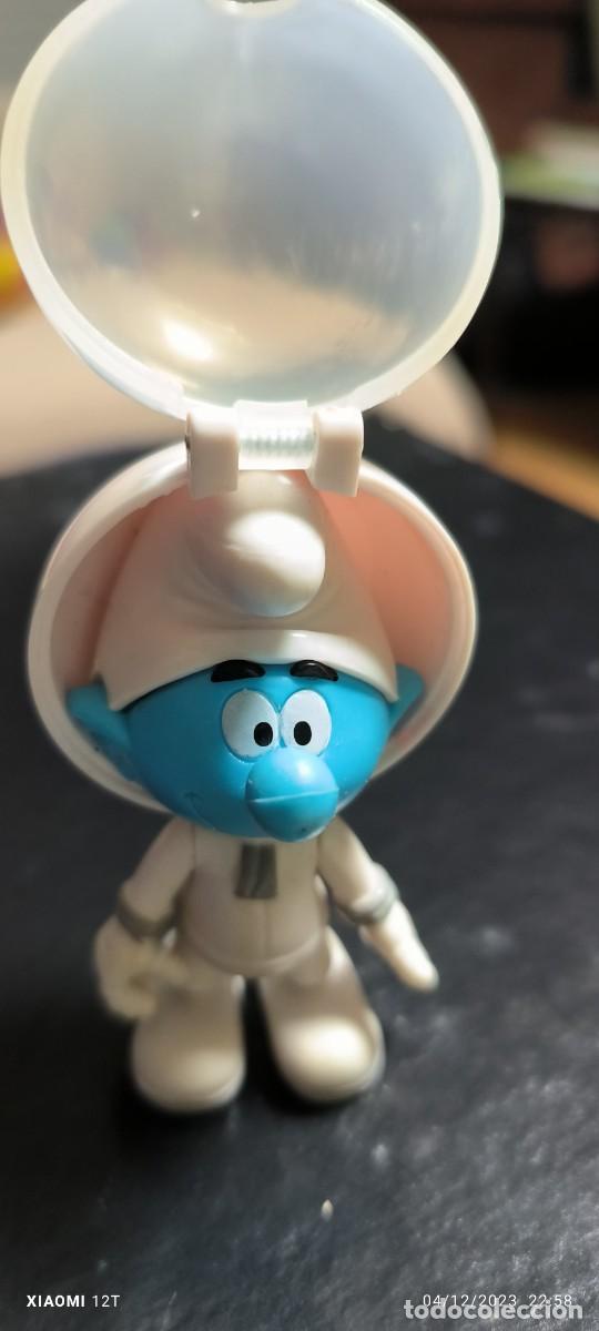 Figuras de goma y PVC: PITUFO ASTRONAUTA - Foto 1