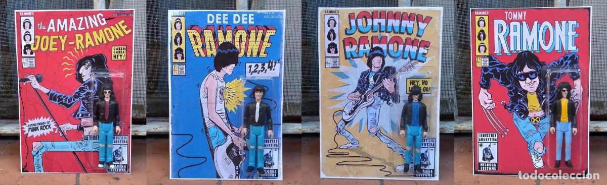 Figuras de goma y PVC: Figuras Los Ramones - Estilo Marvel + Env&iacute;o Gr&aacute;tis - Foto 1