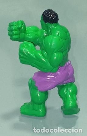 Figuras de goma y PVC: FIGURA SUPER HEROE MARVEL - HULK - ALTURA 6 cms - Foto 2