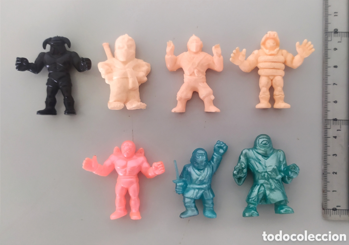 Figuras de Goma y PVC: GASHAPON EXOGINI lote kinikuman figuritas mu&ntilde;ecos figura