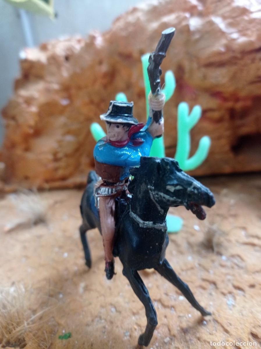 Figuras de goma y PVC: Vaquero y caballo de jecsan - Foto 1