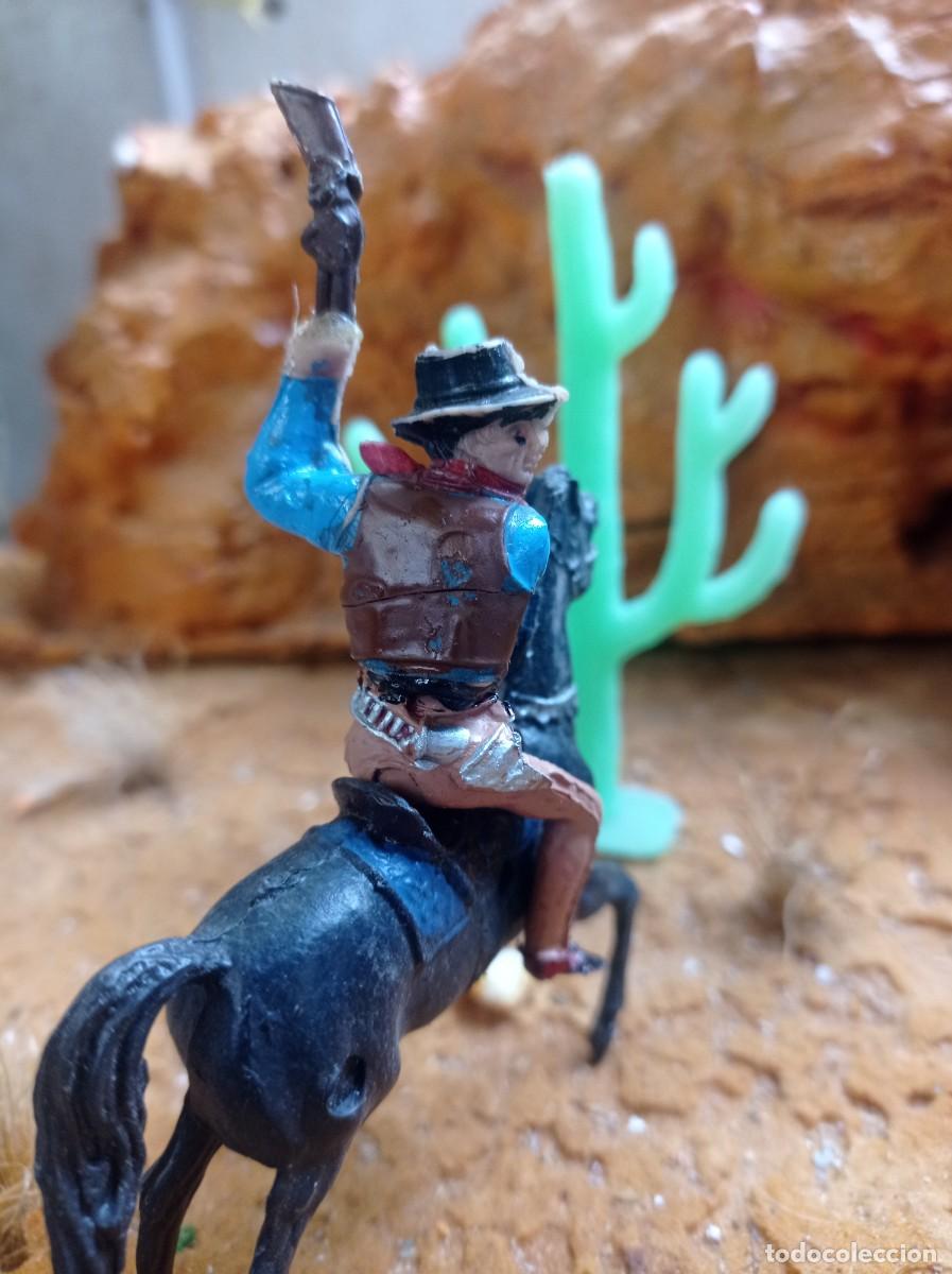 Figuras de goma y PVC: Vaquero y caballo de jecsan - Foto 2