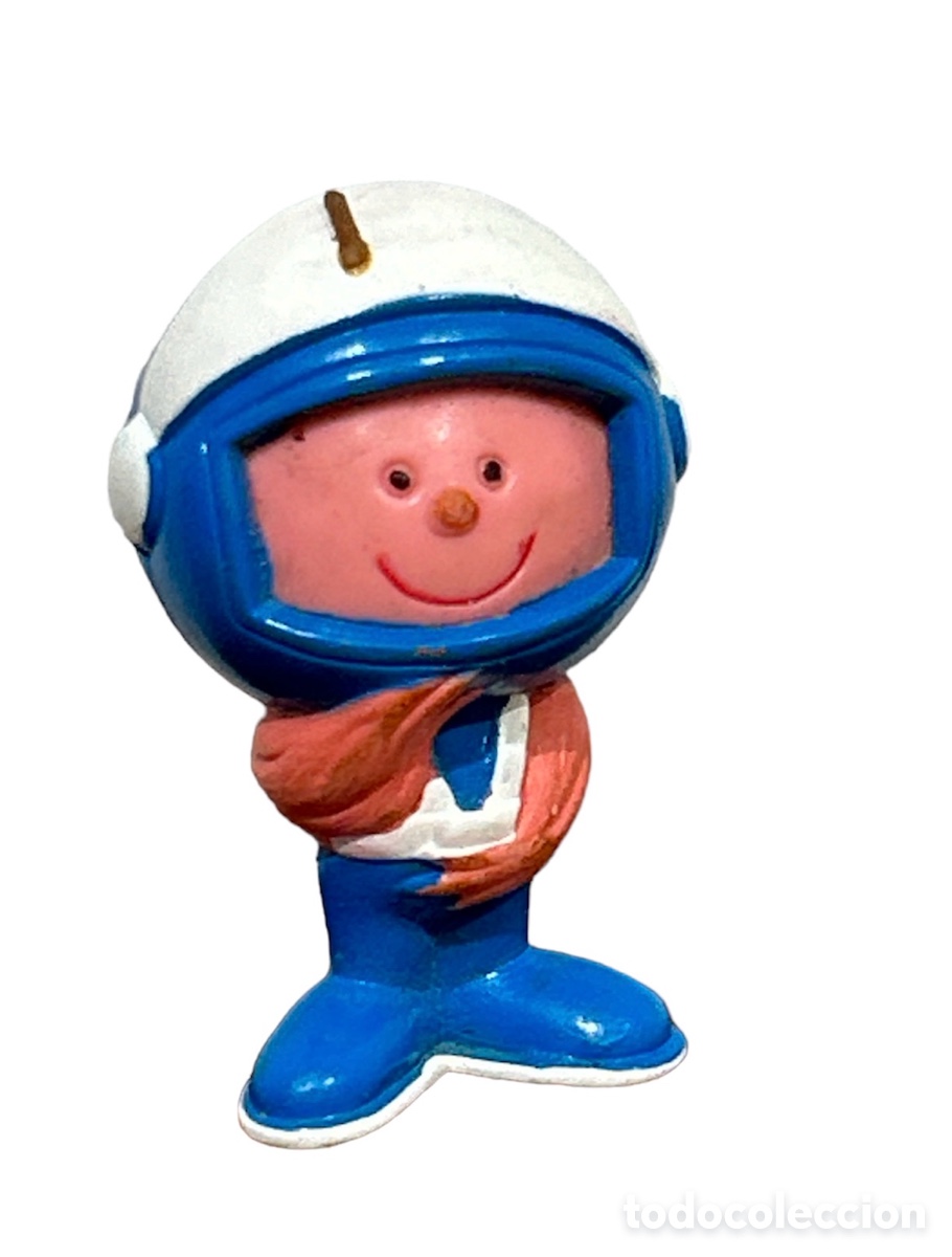 Figuras de goma y PVC: Figura de goma los sabios brb a&ntilde;os 80