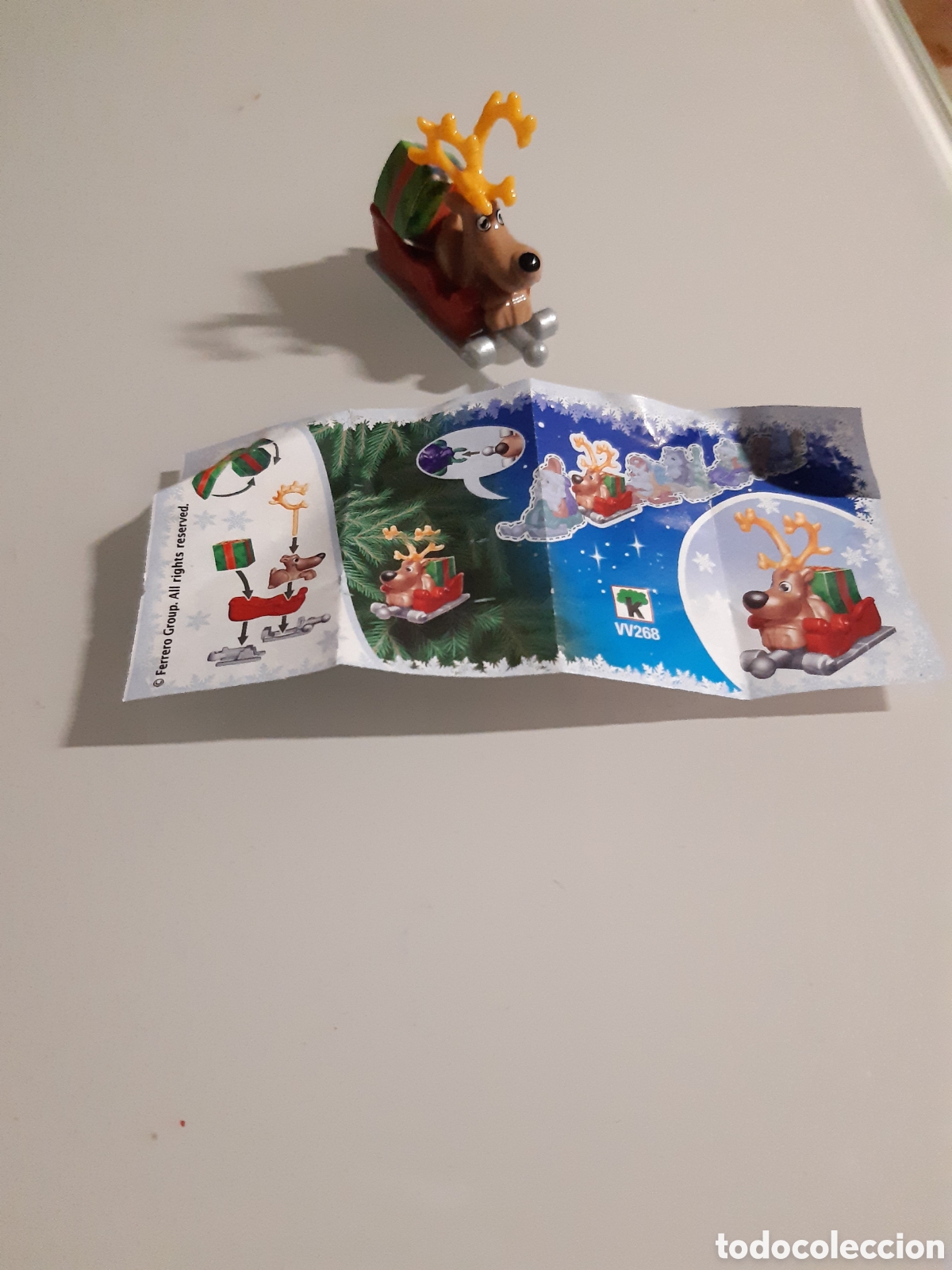 Figuras de goma Kinder: Reno Navidad Kinder Sorpresa - Foto 1