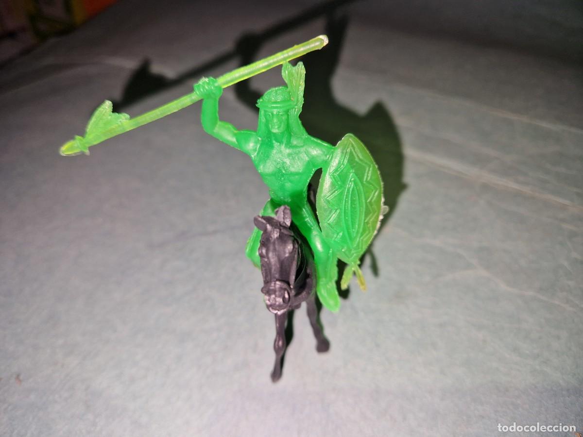 Figuras de goma y PVC: INDIO A CABALLO DE COMANSI - Foto 2