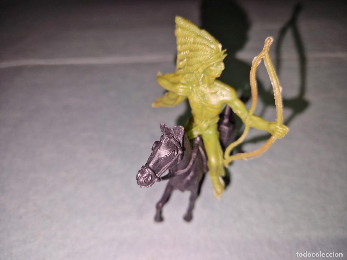 Figuras de goma y PVC: INDIO Y CABALLO DE COMANSI - Foto 3
