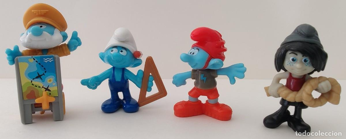 Figuras de goma Kinder: Mu&ntilde;ecos Pitufos Kinder - Foto 1