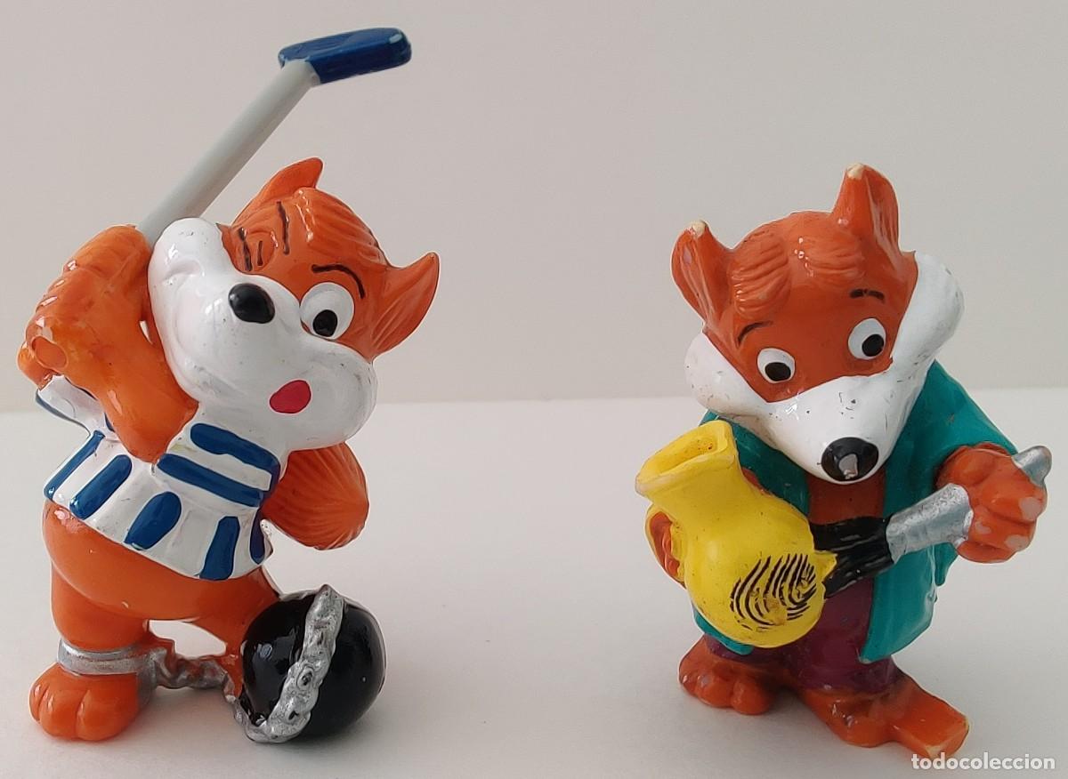 Figuras de goma Kinder: Mu&ntilde;ecos Zorros Kinder - Foto 1