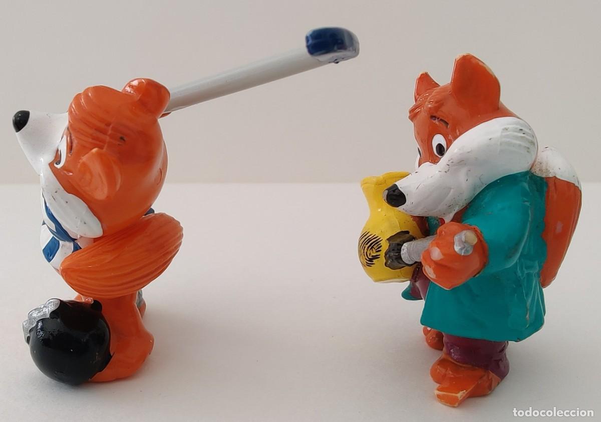 Figuras de goma Kinder: Mu&ntilde;ecos Zorros Kinder - Foto 4