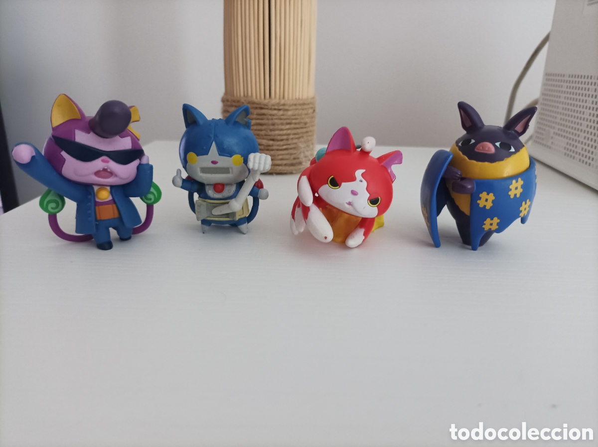 Figuras de goma y PVC: lote de 4 figuras Yo kai watch - Foto 1