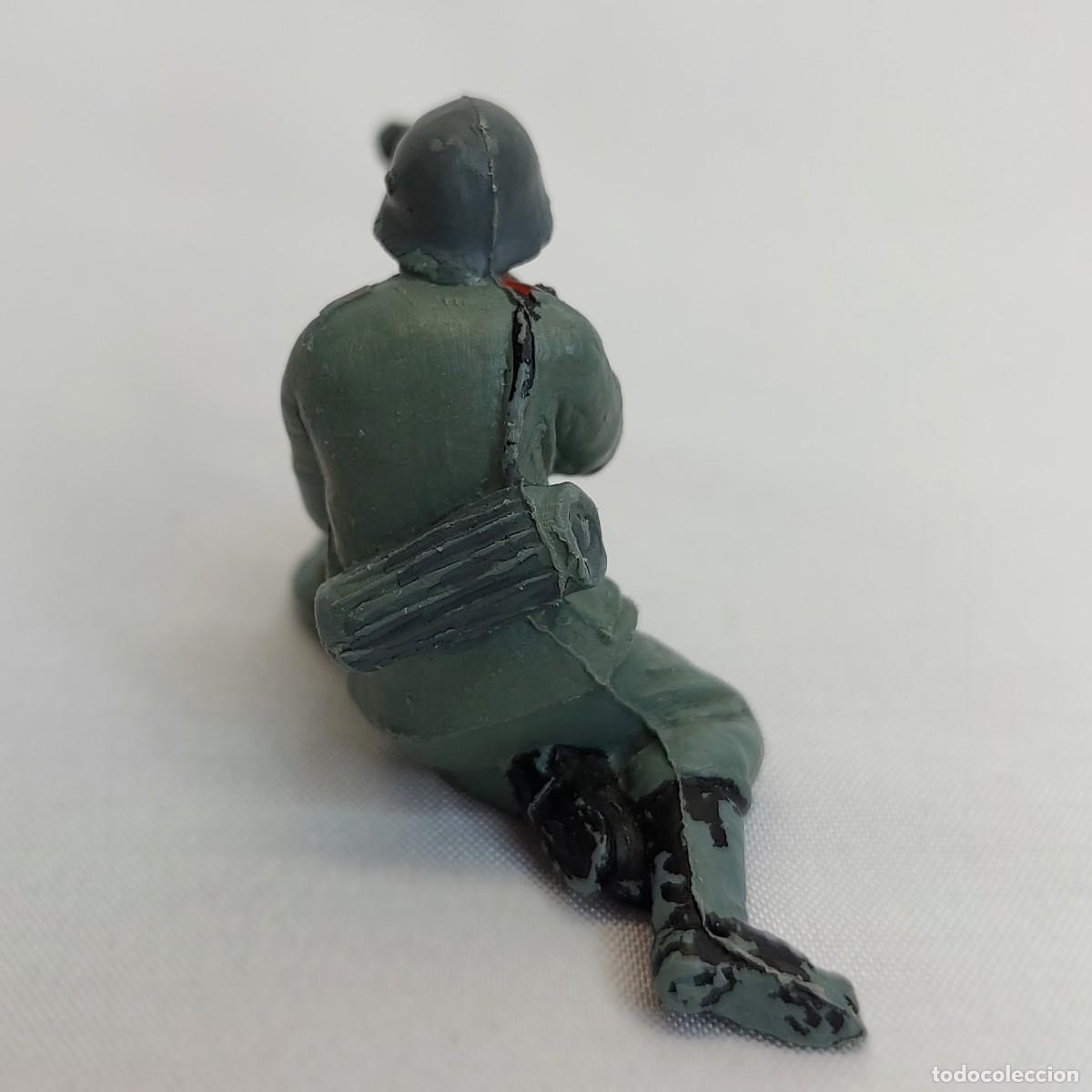Figuras de goma y PVC: FIGURA DE SOLDADO ALEMAN. PECH. - Foto 3