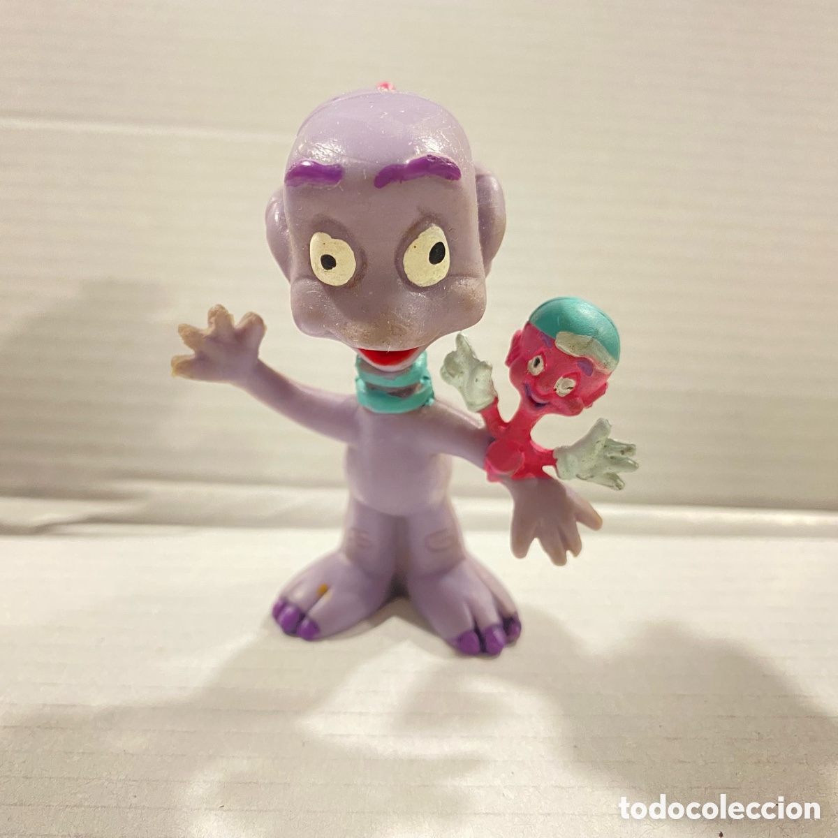 Figuras de goma y PVC: Figura mu&ntilde;eco Widget zodiac 1992 - Foto 1