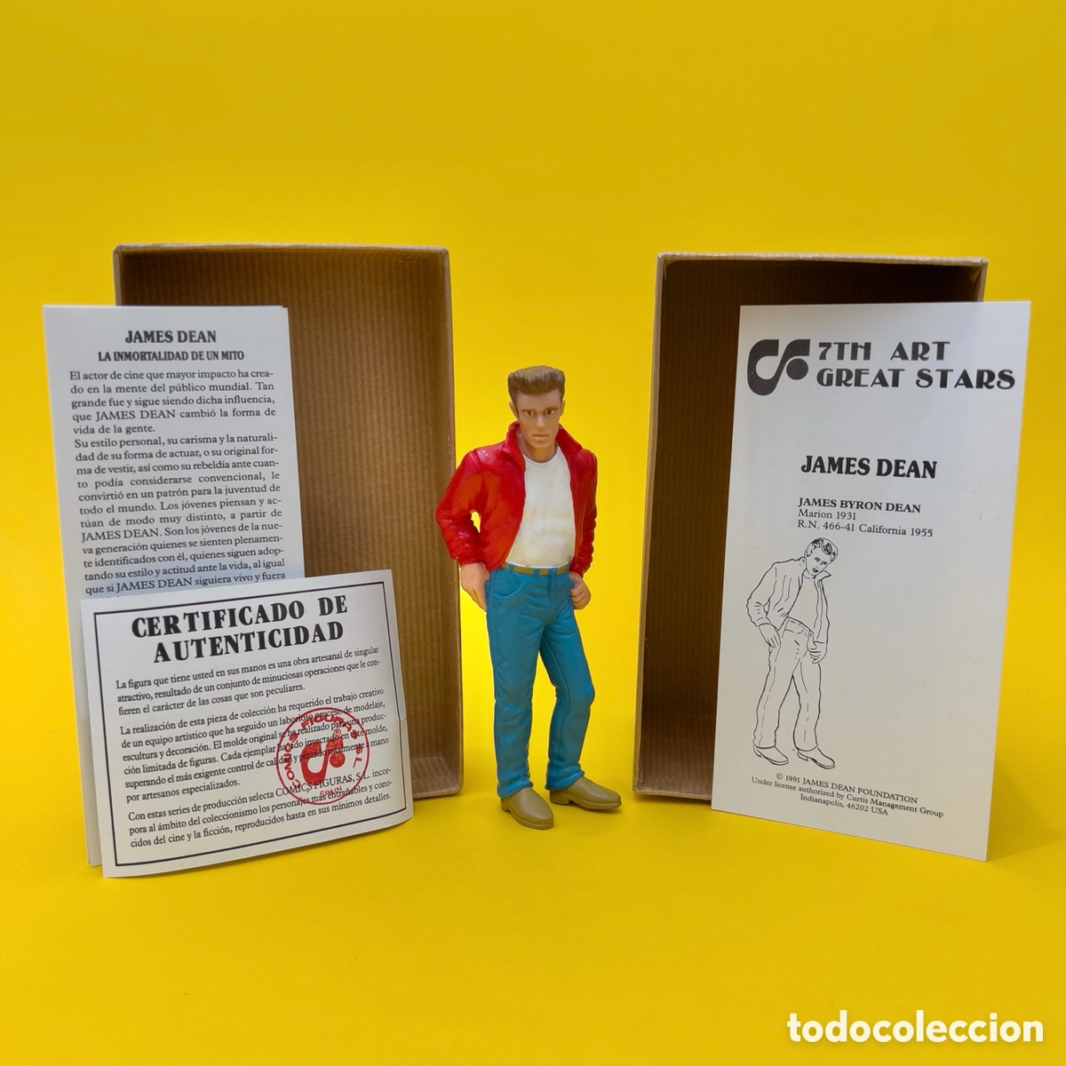 Figuras de goma y PVC: James Dean Figura Pvc en caja Comics Spain