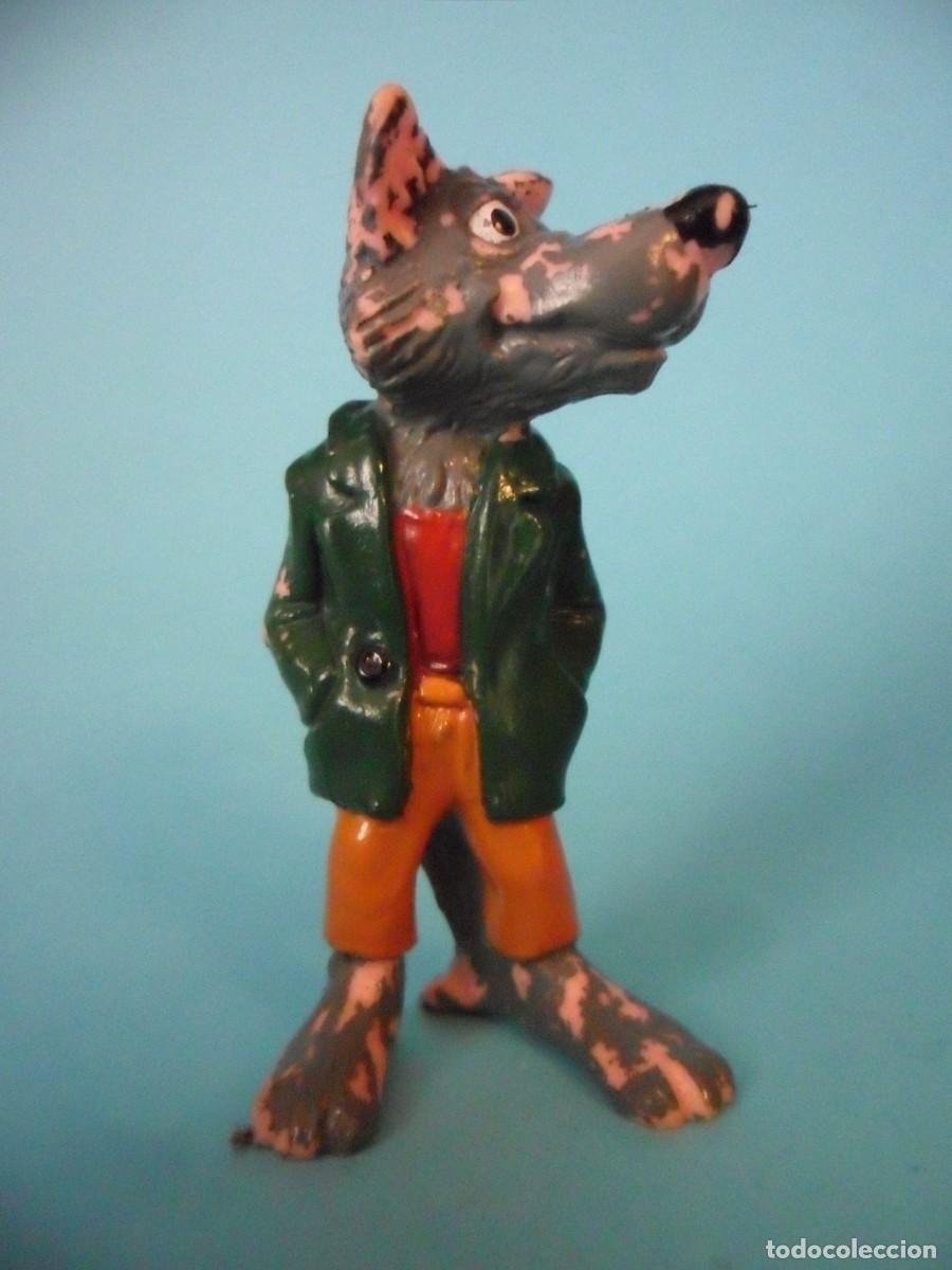 Figuras de goma y PVC: LOBO RARA FIGURA DE PVC D.E. LTD - Foto 1