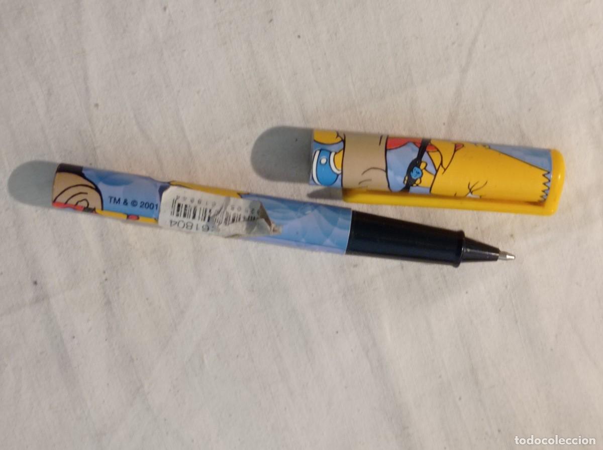 Figuras de goma y PVC: Bol&iacute;grafo sin uso bart Simpson - Foto 4