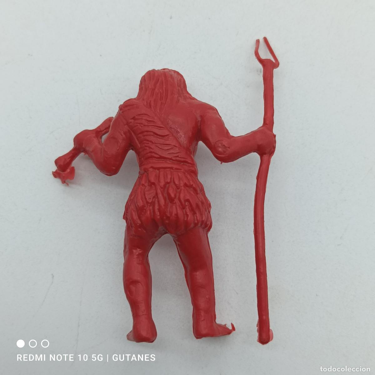 Figuras de goma y PVC: FIGURA CAVERNICOLA ROJO 8 CTMS - Foto 2