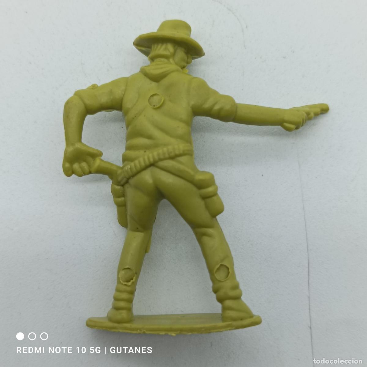 Figuras de goma y PVC: FIGURA VAQUERO VERDE - Foto 2