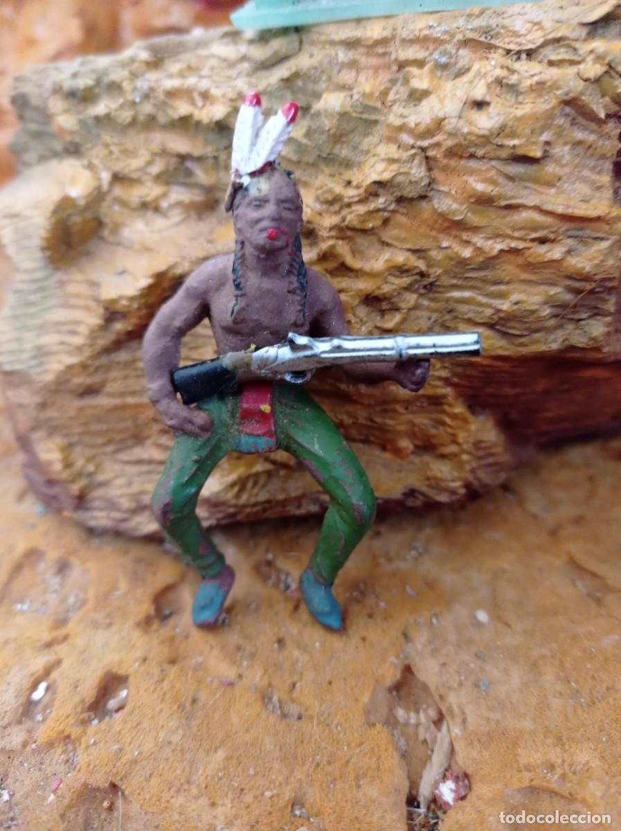 Figuras de goma y PVC: Indio de goma de jecsan - Foto 1