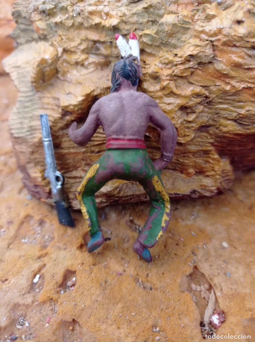 Figuras de goma y PVC: Indio de goma de jecsan - Foto 2