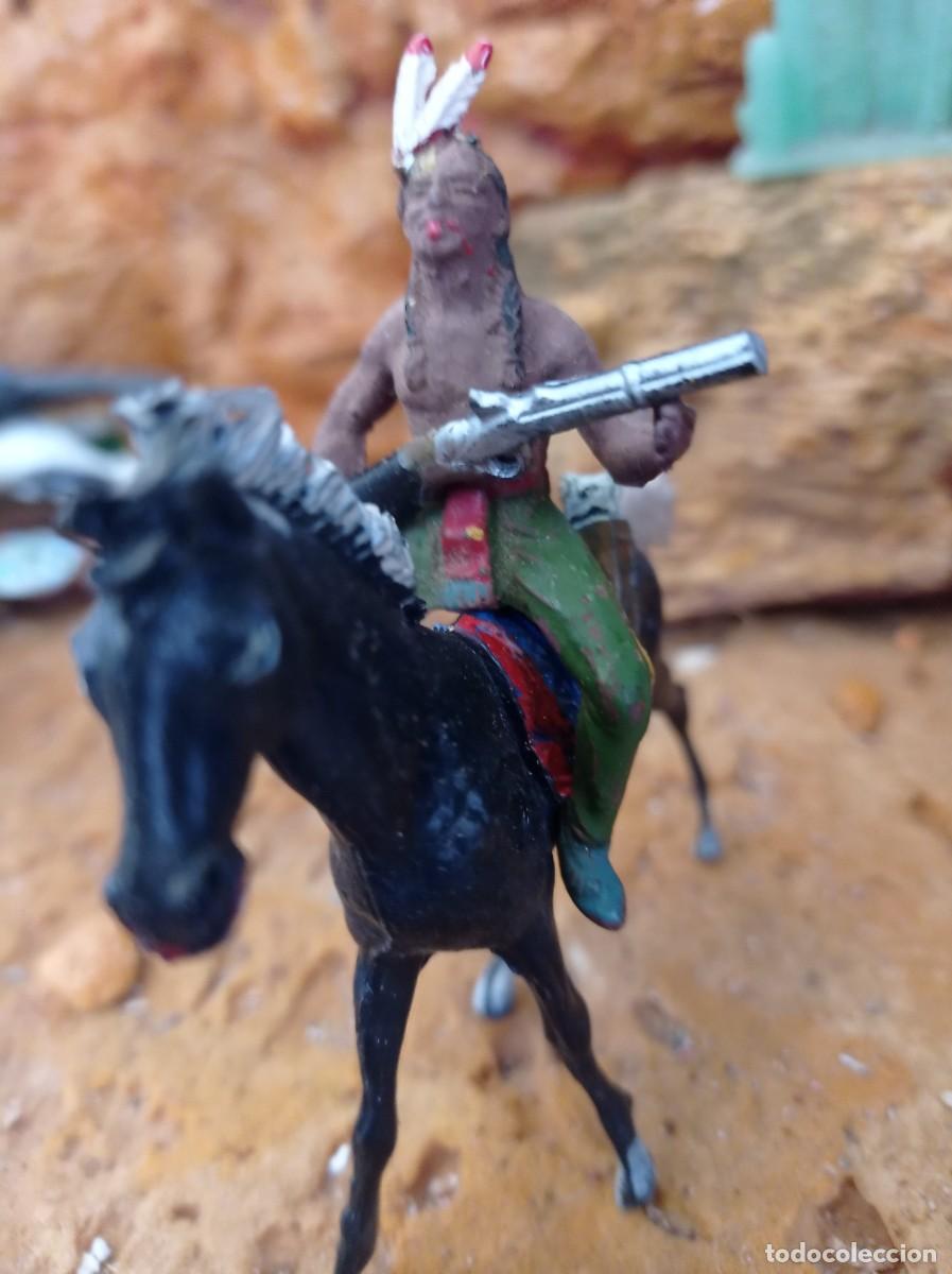 Figuras de goma y PVC: Indio de goma de jecsan - Foto 3