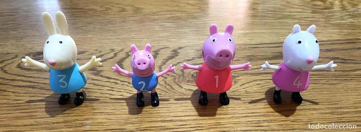 Figuras de goma y PVC: Pack Lote 4 figuras PEPPA PIG - Foto 1
