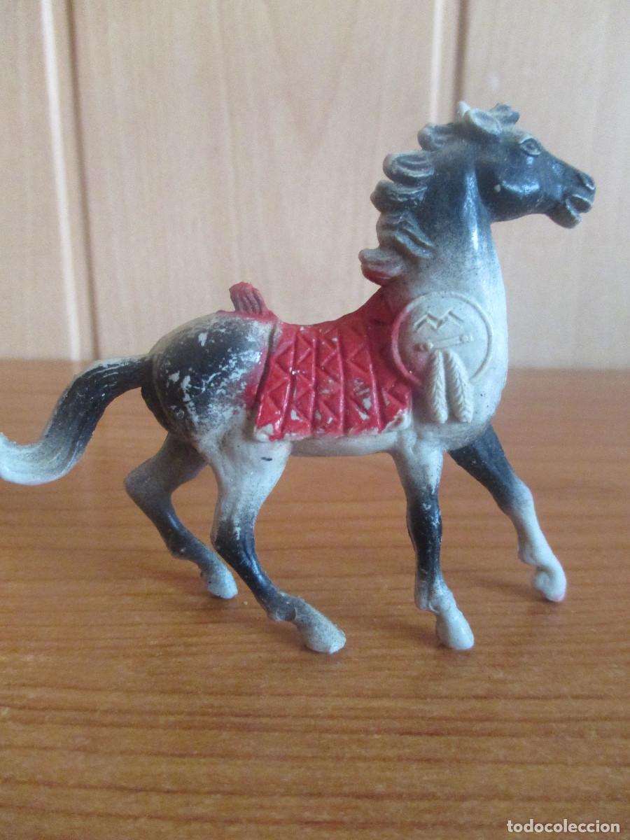 Figuras de goma y PVC: COMANSI: CABALLO OESTE EN GOMA - Foto 1