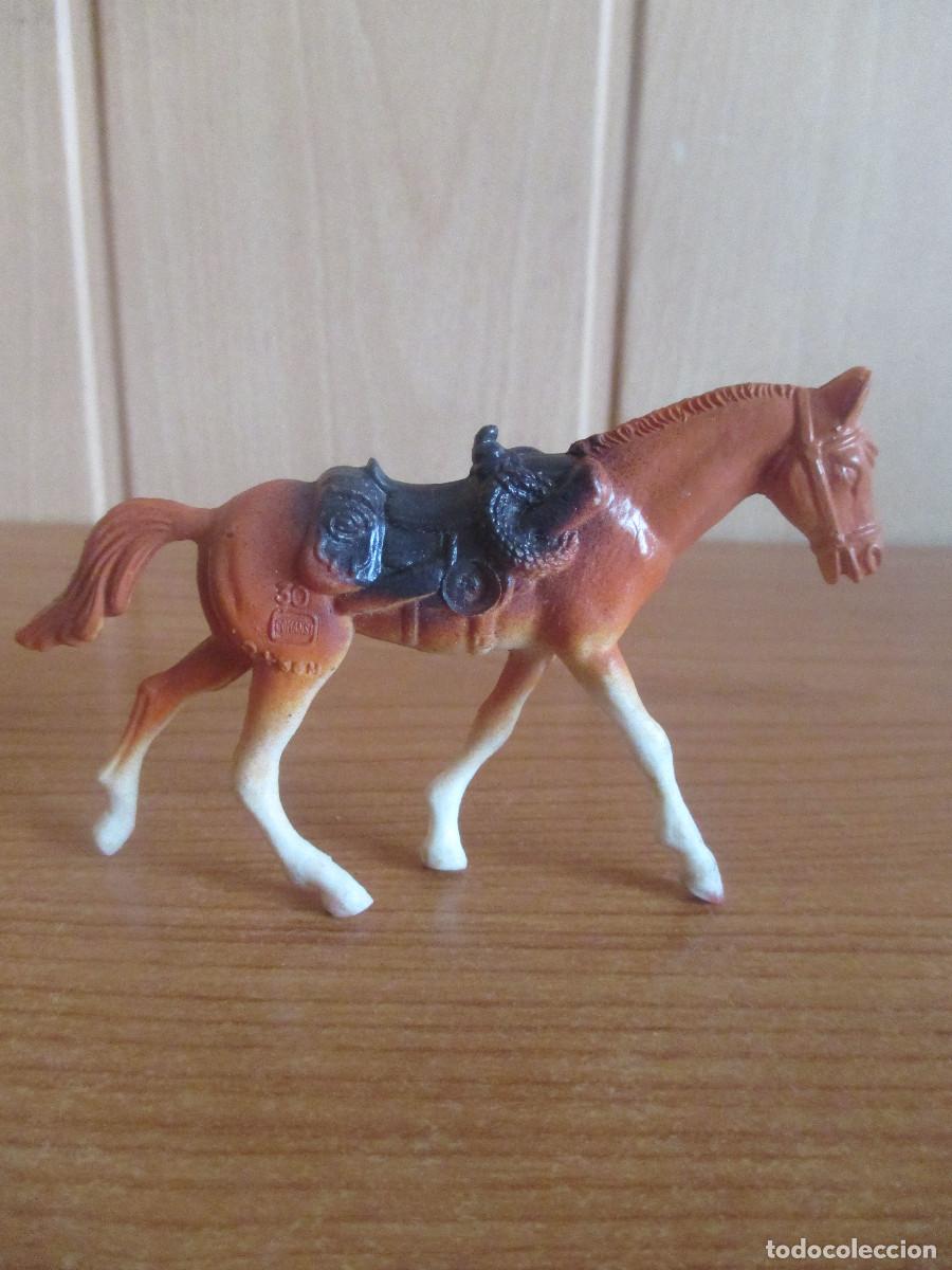 Figuras de goma y PVC: COMANSI: CABALLO OESTE EN GOMA - Foto 1