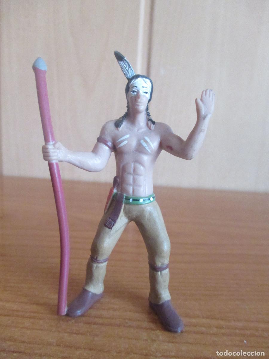 Figuras de goma y PVC: COMANSI: FIGURA INDIO OESTE EN GOMA - Foto 1