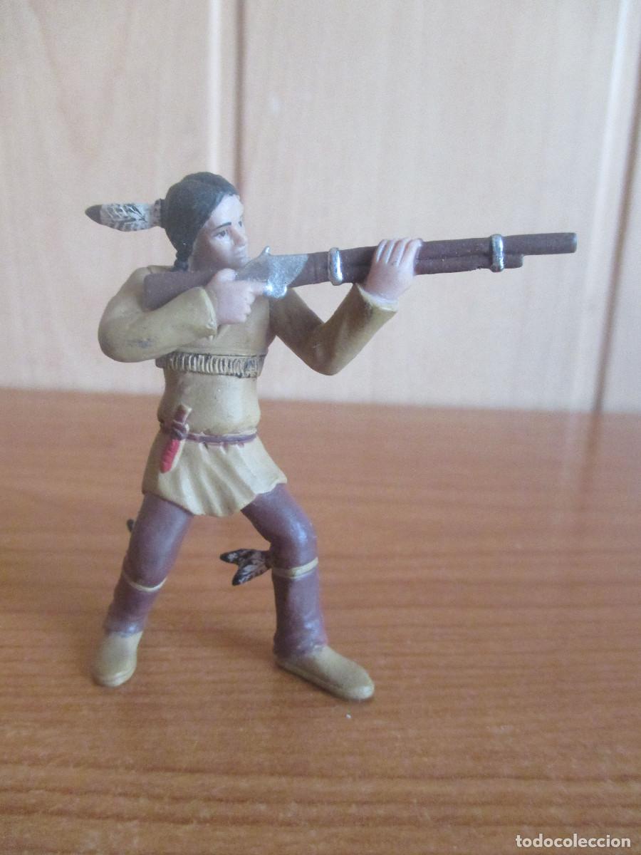 Figuras de goma y PVC: COMANSI: FIGURA INDIO OESTE EN GOMA - Foto 1