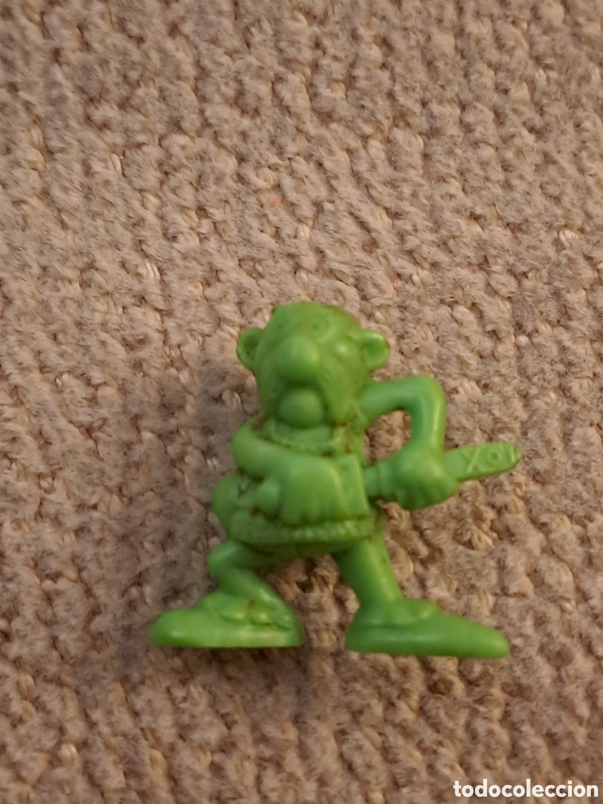 Figuras de goma y PVC: DUNKIN SERIE VERDE AST&Eacute;RIX Y OBELIX - Foto 1