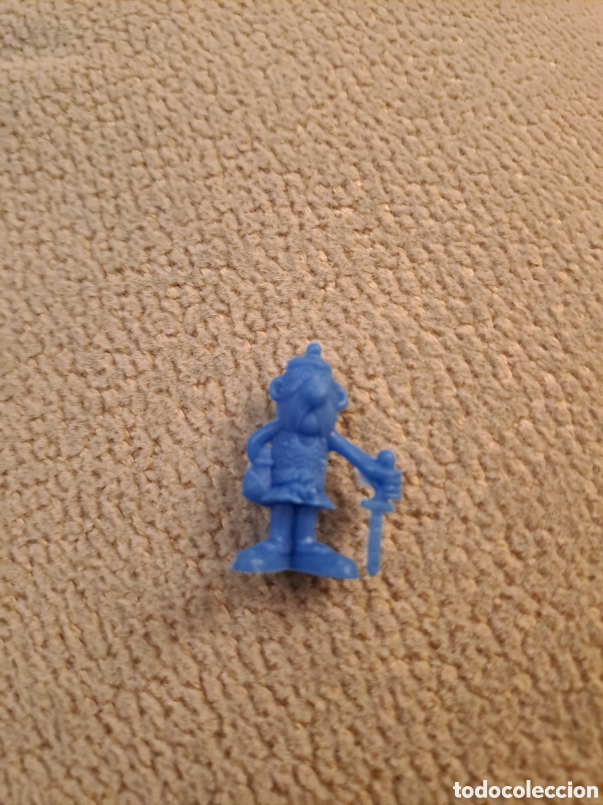 Figuras de goma y PVC: DUNKIN SERIE AZUL AST&Eacute;RIX Y OBELIX - Foto 1