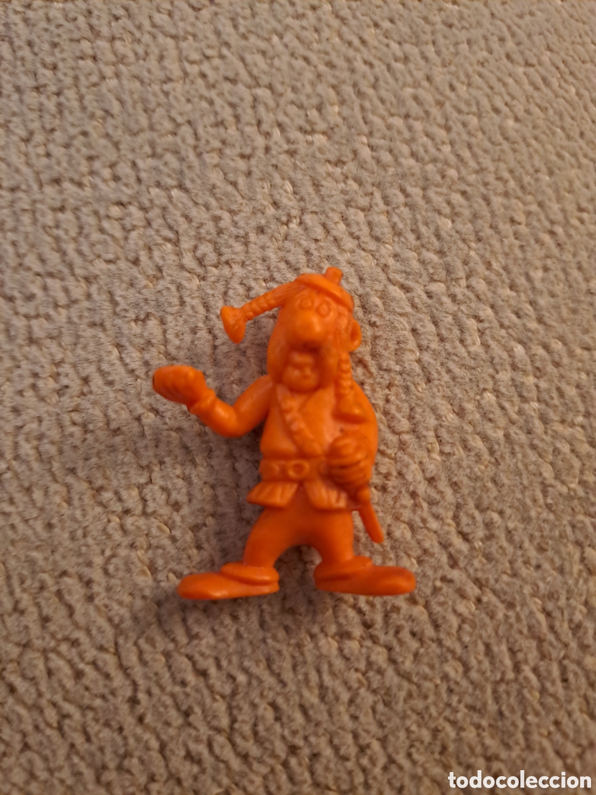Figuras de goma y PVC: DUNKIN SERIE NARANJA AST&Eacute;RIX Y OBELIX - Foto 1